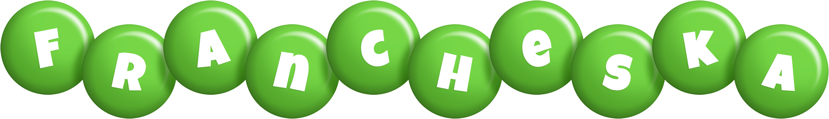 Francheska candy-green logo