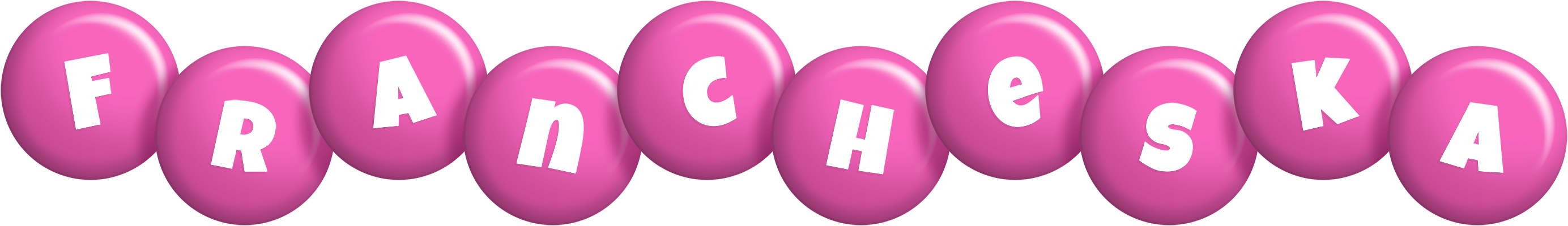 Francheska candy-pink logo
