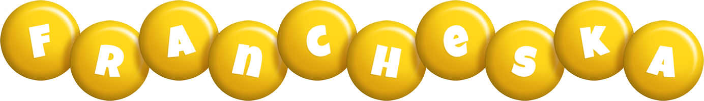 Francheska candy-yellow logo