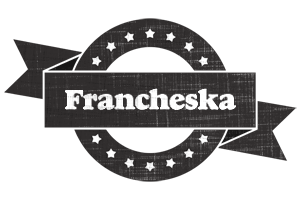Francheska grunge logo