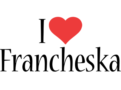 Francheska i-love logo
