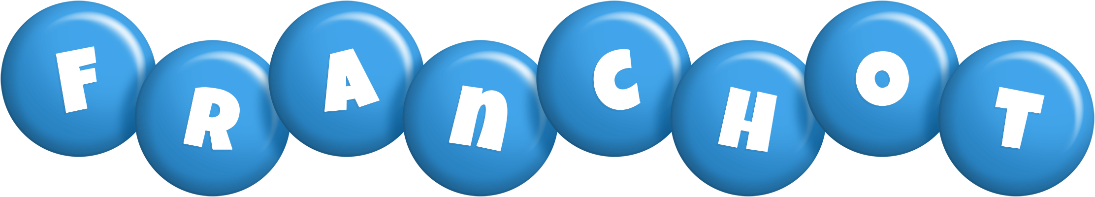 Franchot candy-blue logo