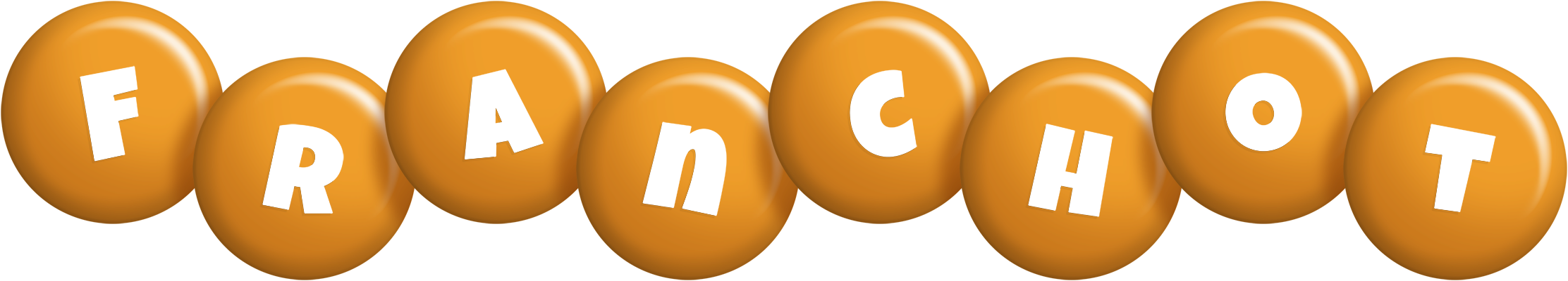 Franchot candy-orange logo