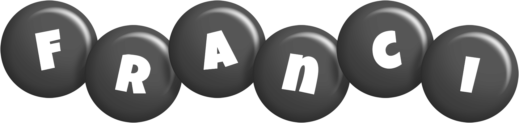 Franci candy-black logo