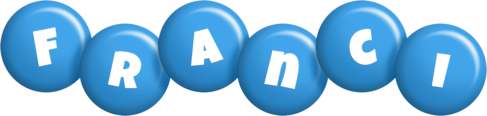 Franci candy-blue logo