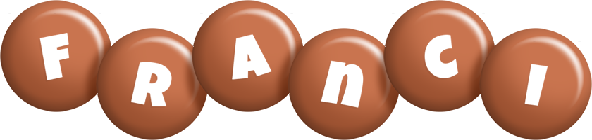 Franci candy-brown logo