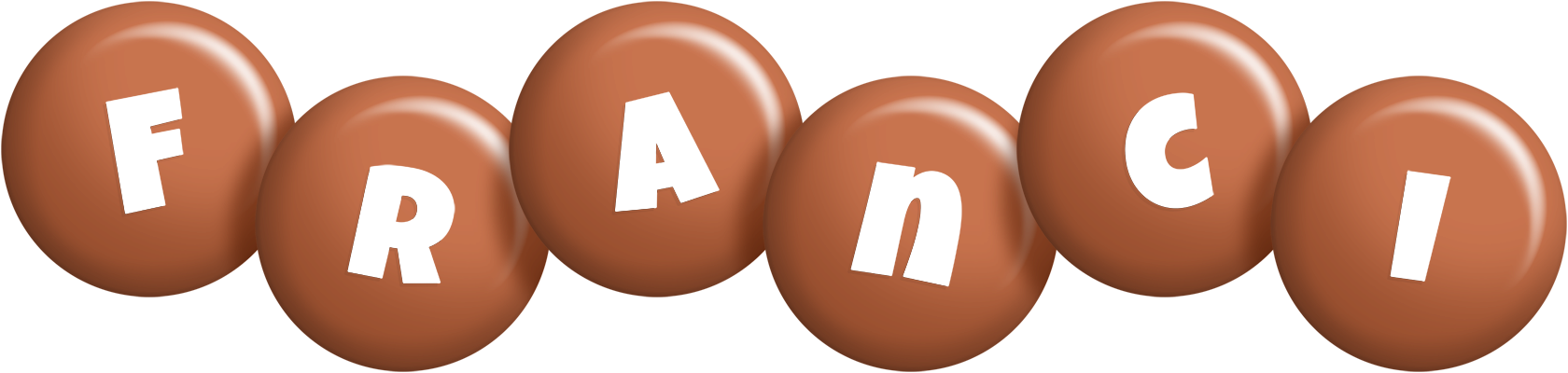 Franci candy-brown logo