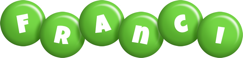 Franci candy-green logo