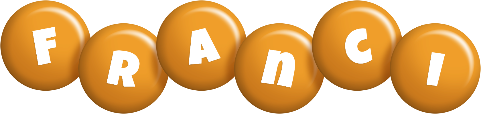 Franci candy-orange logo