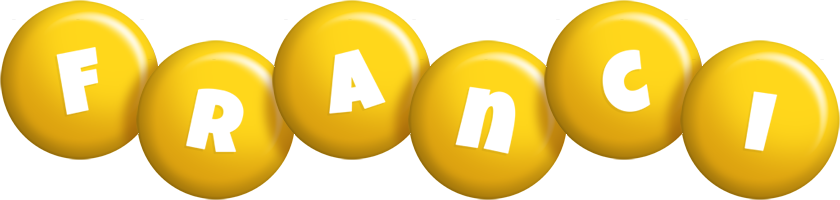 Franci candy-yellow logo