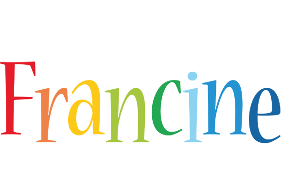 Francine birthday logo
