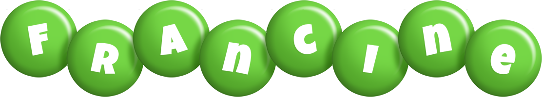 Francine candy-green logo