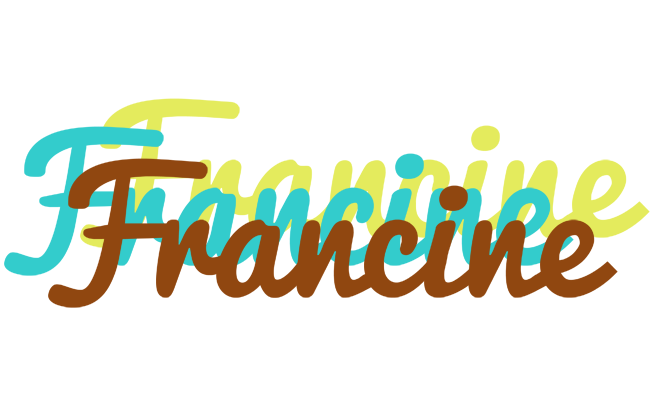 Francine cupcake logo