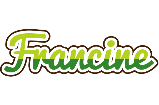 Francine golfing logo