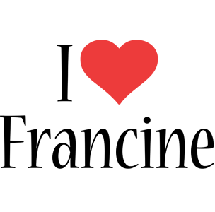 Francine i-love logo