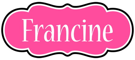 Francine invitation logo