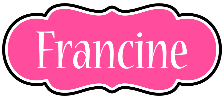Francine invitation logo