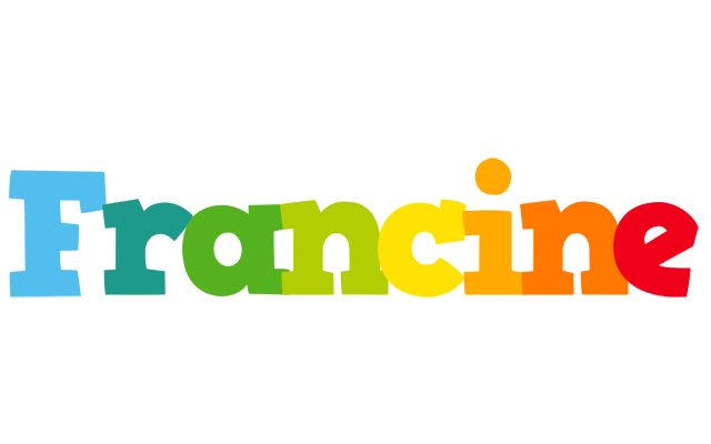 Francine rainbows logo