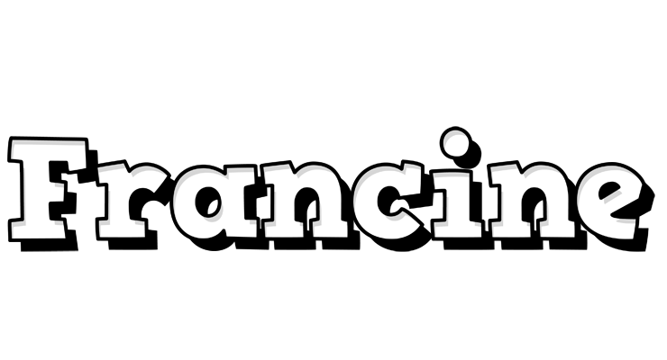 Francine snowing logo