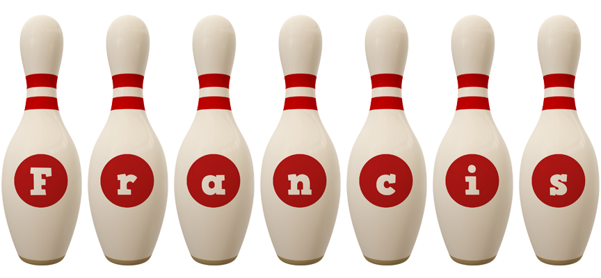 Francis bowling-pin logo
