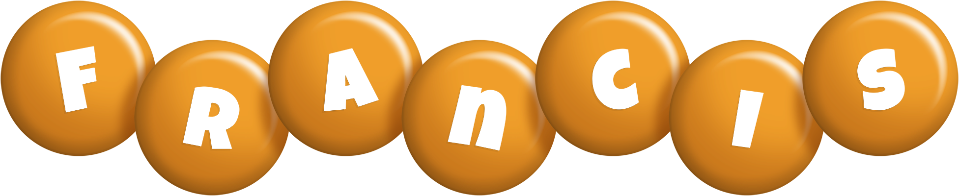 Francis candy-orange logo