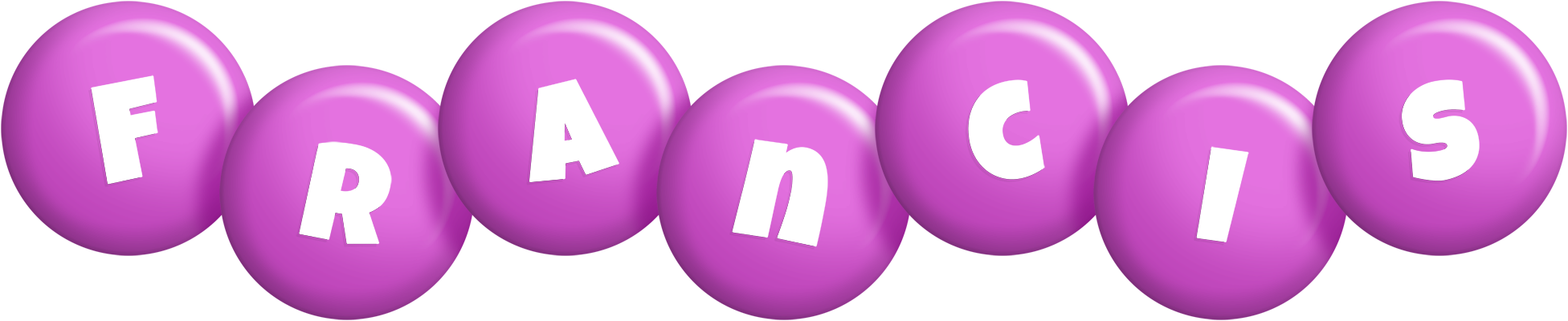 Francis candy-purple logo