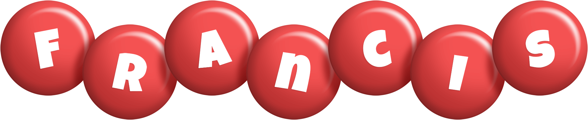 Francis candy-red logo