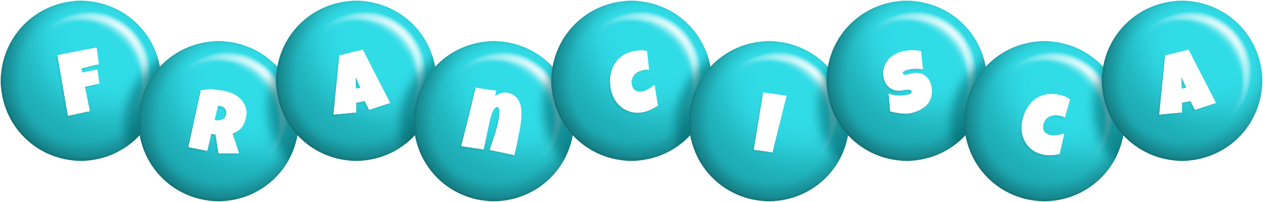 Francisca candy-azur logo