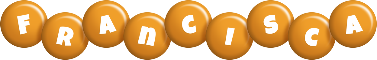 Francisca candy-orange logo