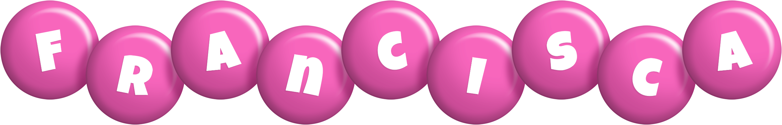 Francisca candy-pink logo
