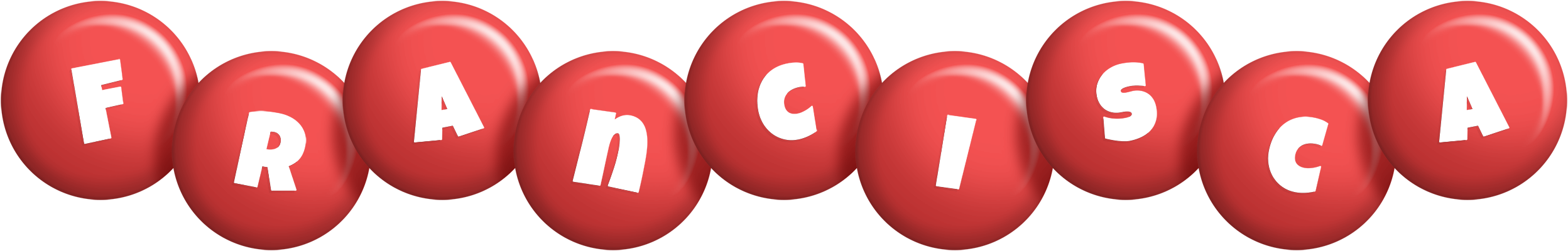 Francisca candy-red logo