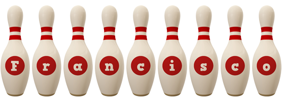 Francisco bowling-pin logo