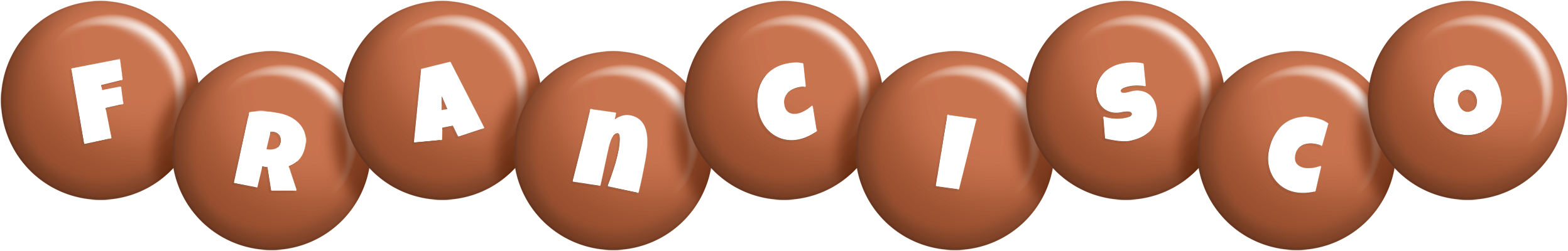 Francisco candy-brown logo