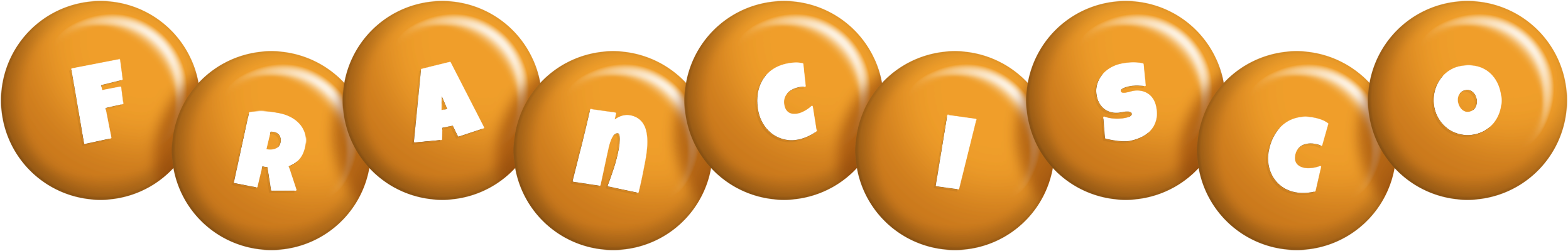Francisco candy-orange logo