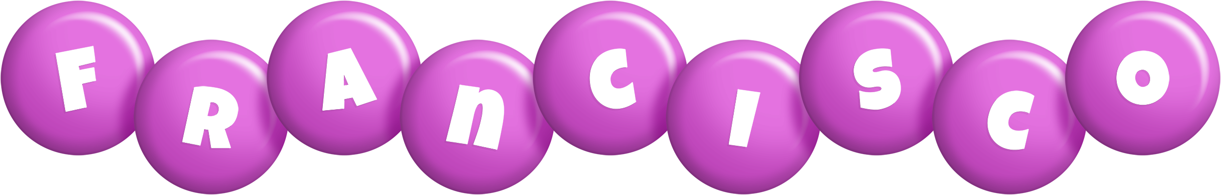 Francisco candy-purple logo