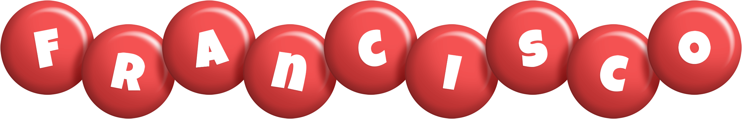 Francisco candy-red logo