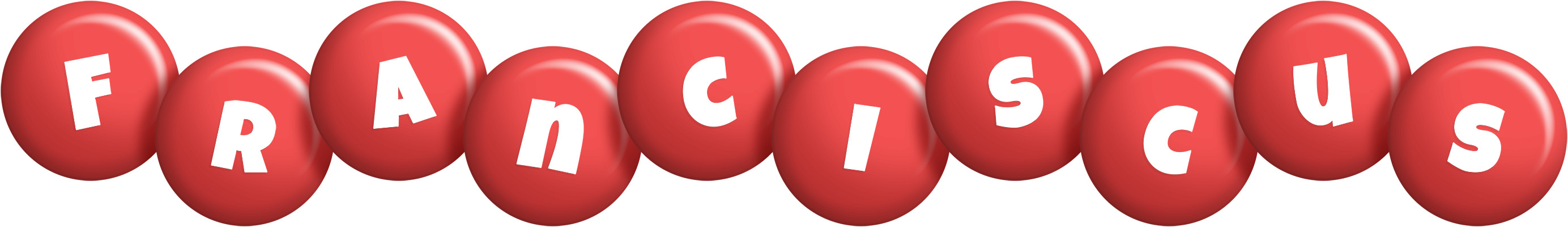 Franciscus candy-red logo