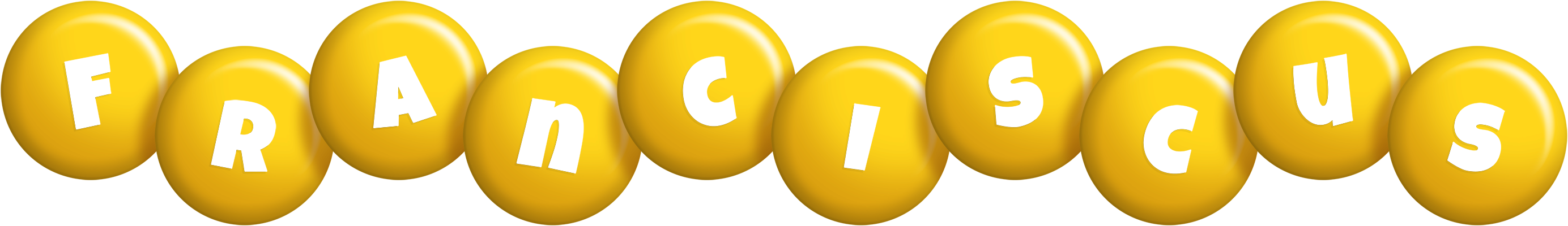 Franciscus candy-yellow logo