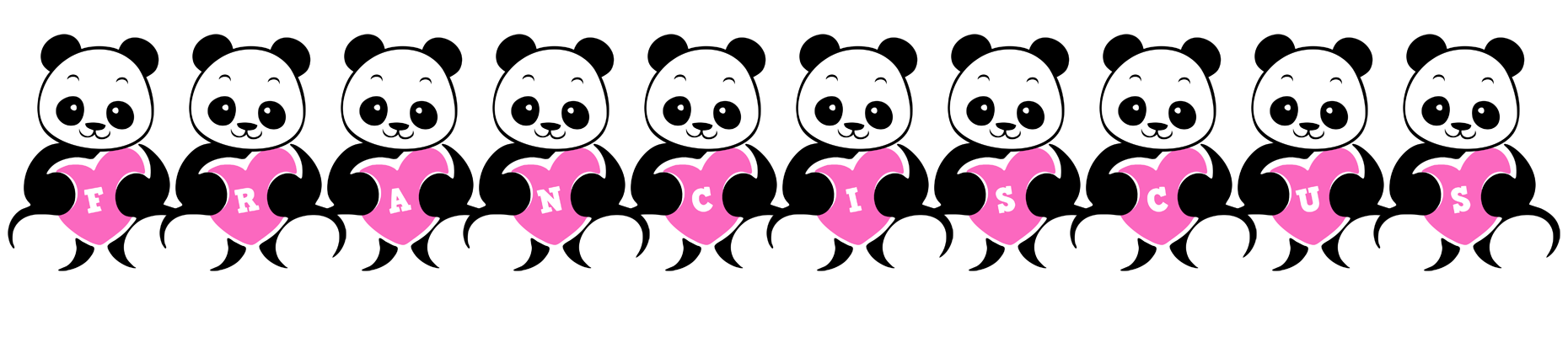 Franciscus love-panda logo