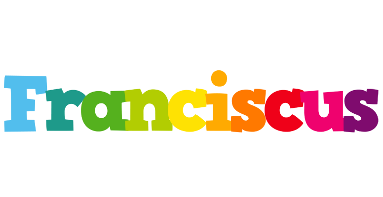 Franciscus rainbows logo