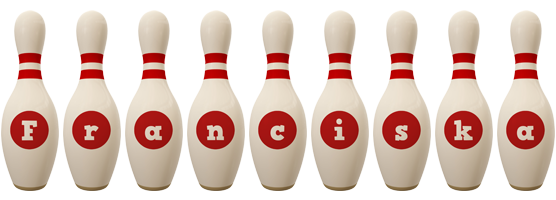 Franciska bowling-pin logo