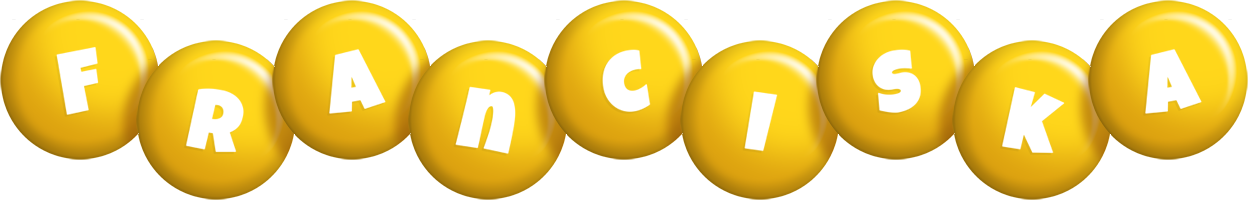 Franciska candy-yellow logo