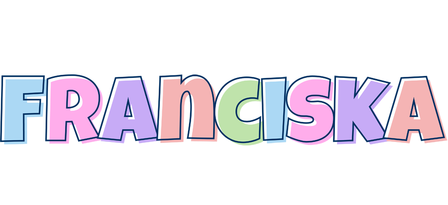 Franciska pastel logo