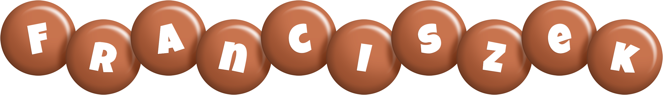 Franciszek candy-brown logo