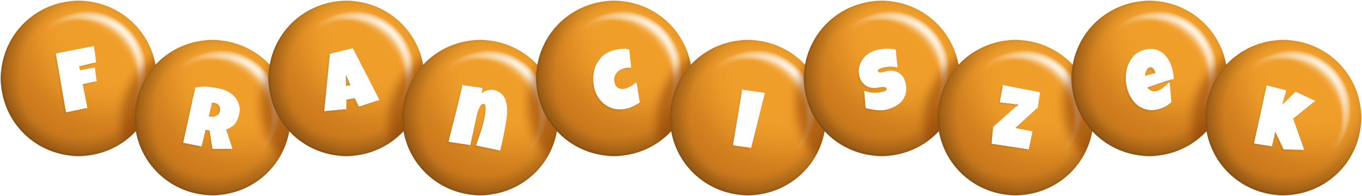 Franciszek candy-orange logo