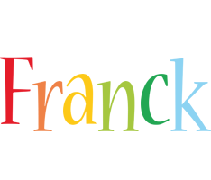 Franck birthday logo