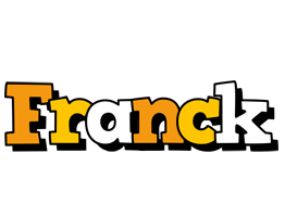 Franck cartoon logo