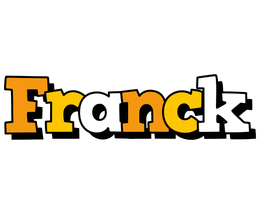 Franck cartoon logo