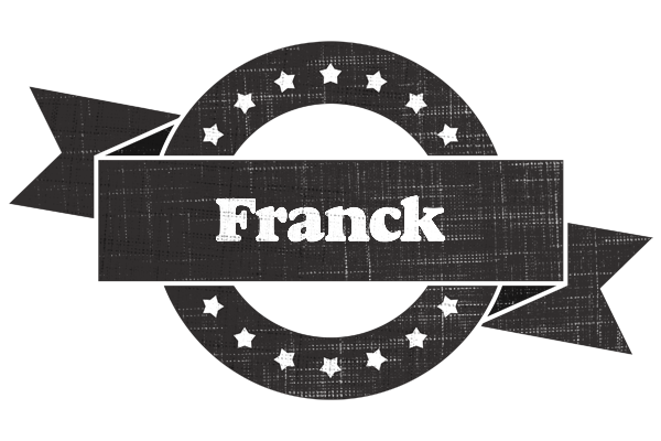 Franck grunge logo