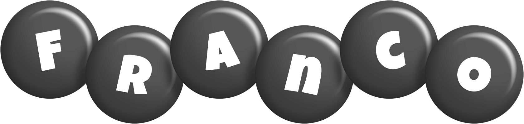 Franco candy-black logo